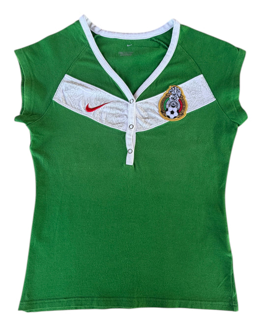 2000S NIKE GREEN MEXICO FOOTBALL JERSEY