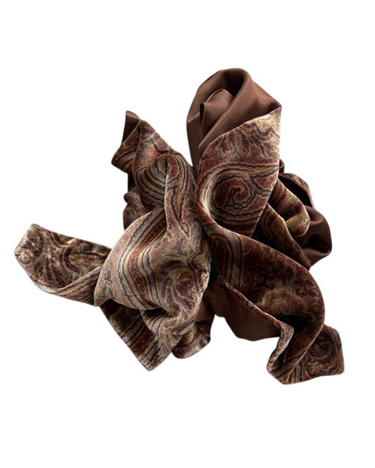 1990S PAISLEY BABY SILK SCARF