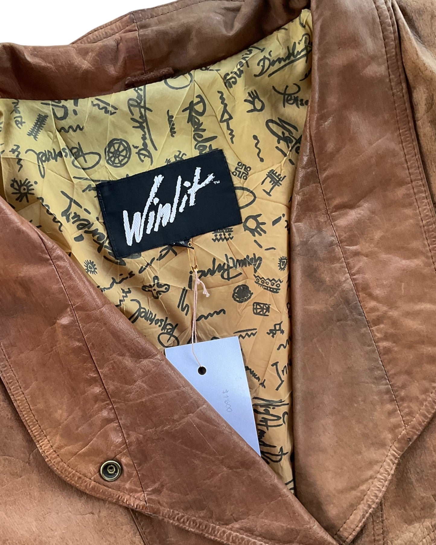 1980S WINLIT LEATHER JACKET