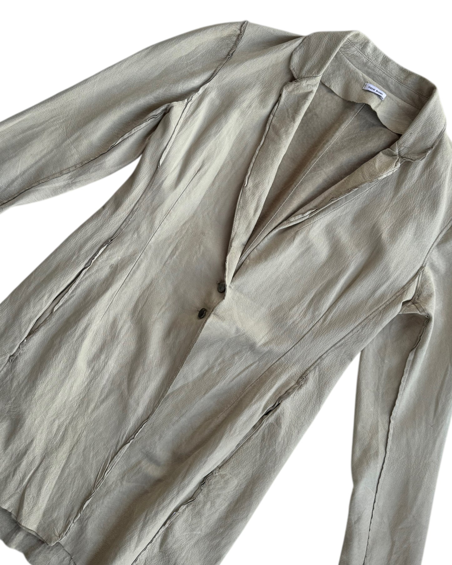 2000’S HAZEL BROWN LEATHER JACKET