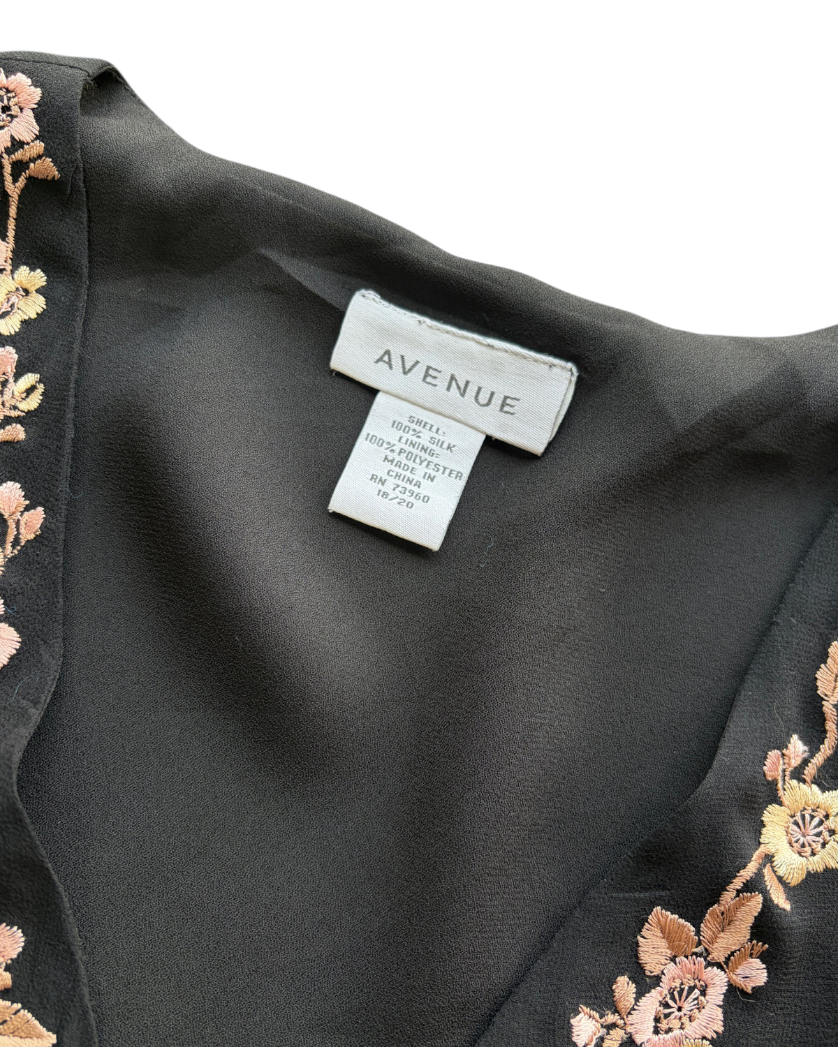 2000S AVENUE SILK BLOUSE