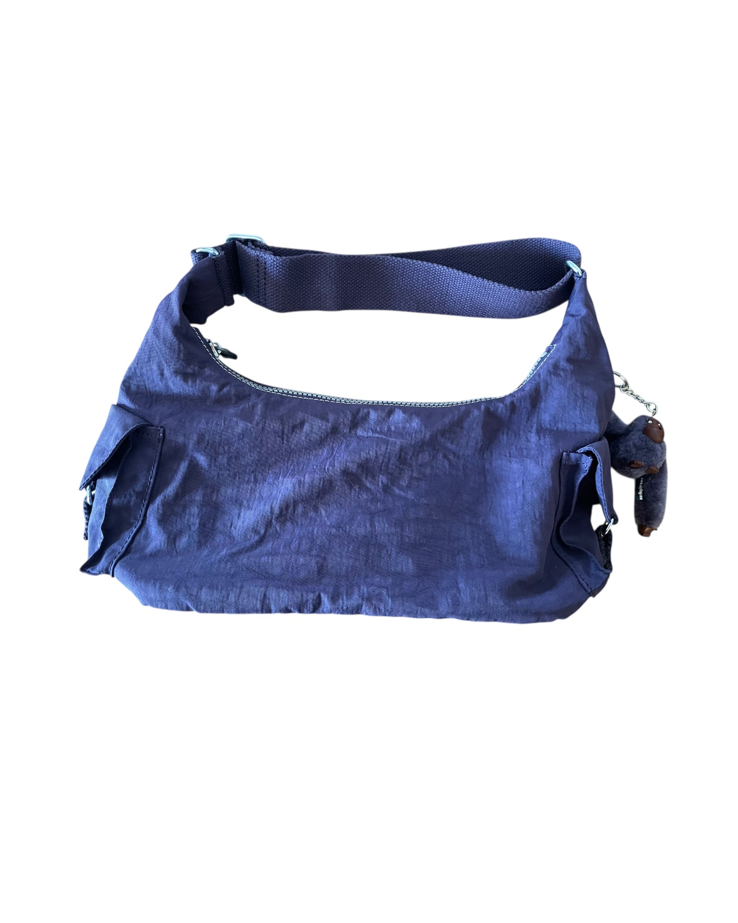 2000S KIPLING PURPLE NYLON SHOULDER BAG