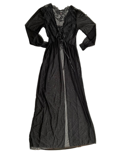 2010S FREDERICK OF HOLLYWOOD MESH ROBE