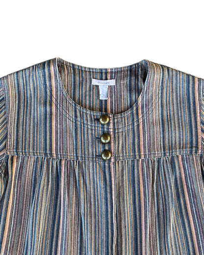 2000S DRESSBARN STRIPED BLOUSE