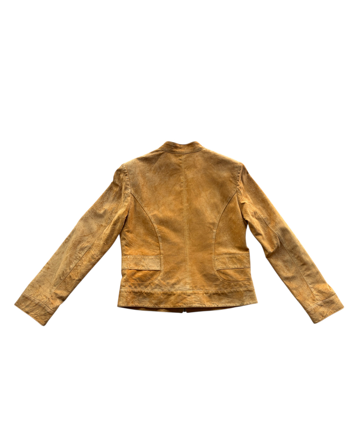 1990S CLOTHES CAMELL LEATHER JACKET