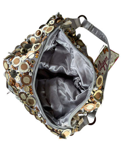 2000S ALGEFRA COLLECTION SEQUIN HOBO BAG