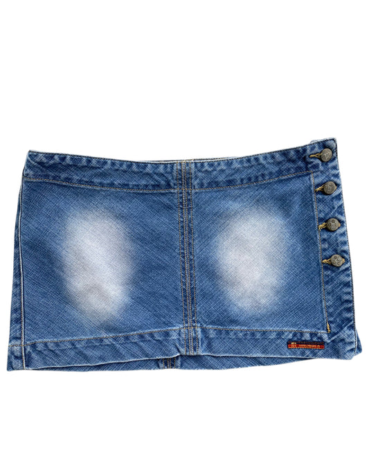 2000´S ASTRAL FREAKS DENIM MINI SKIRT