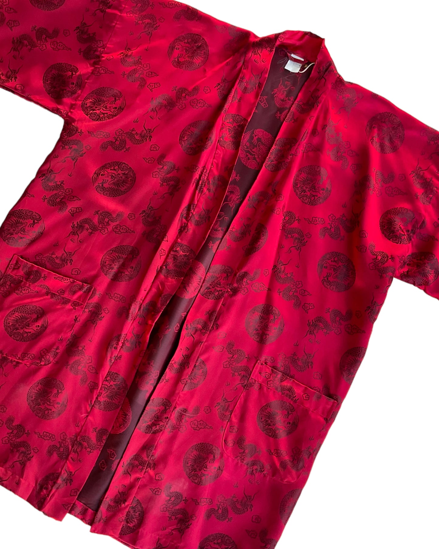 1990S RED KIMONO