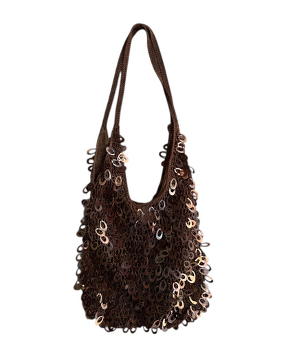 2000’S SEQUIN BROWN BAG