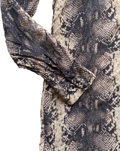 1990S PEPE PELUSO SNAKE BLOUSE