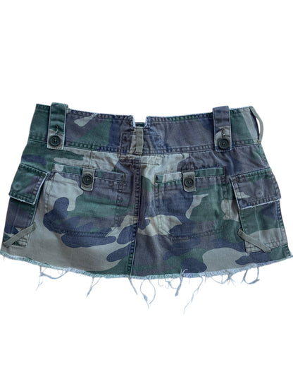 2000´S ABERCROMBIE CAMO MINI SKIRT