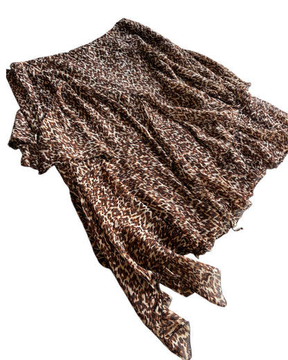 2000s DANA BUCHMAN SILK SKIRT