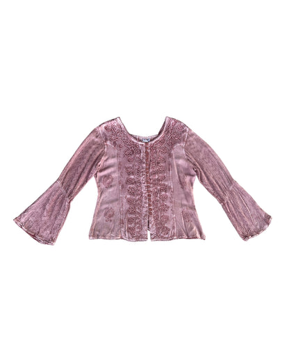 2000S KIRAT BOHO EMBROIDERED BLOUSE