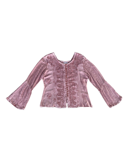 2000S KIRAT BOHO EMBROIDERED BLOUSE