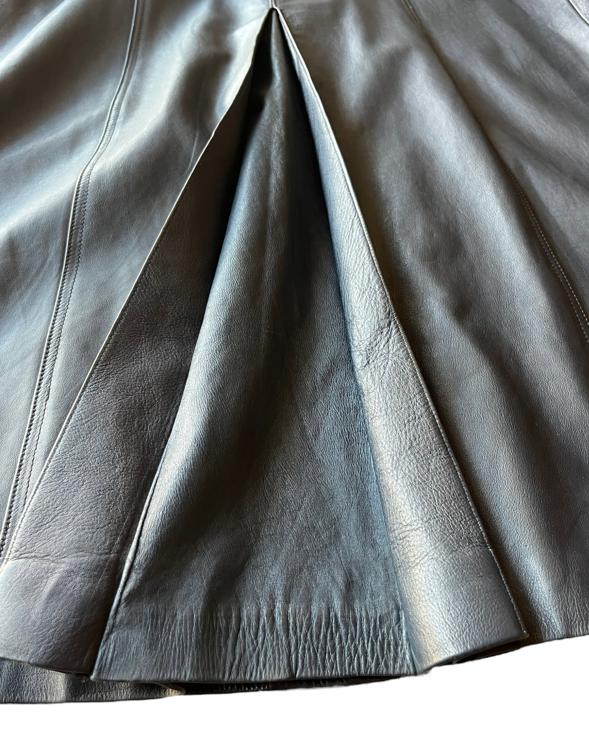 1970S PETROL LEATHER JACKET