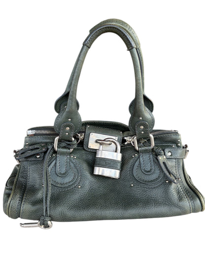 2000S CHLOÉ PADDINGTON LEATHER HANDBAG