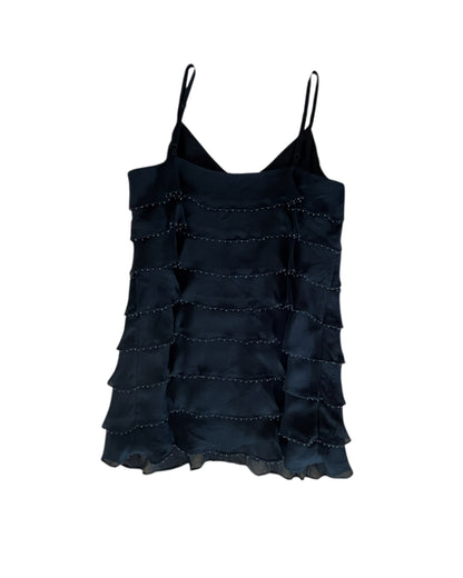 2000S INC RUFFLED BEADED CAMISOLE