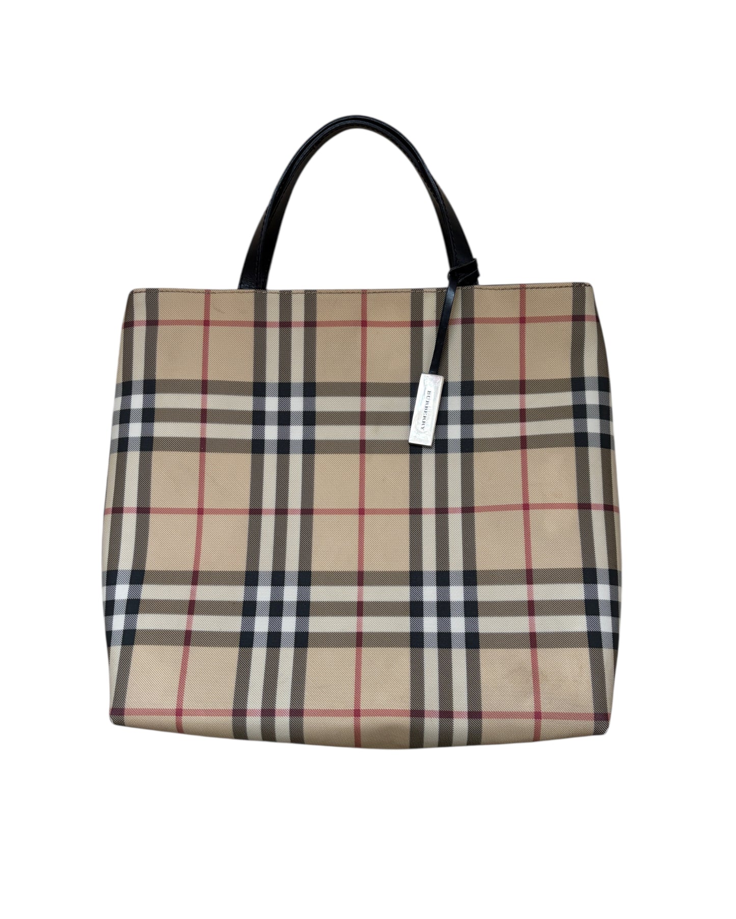 2000S BURBERRY NOVA CHECK TOTE BAG