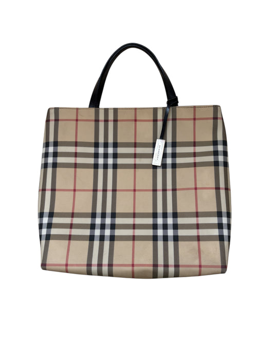 2000S BURBERRY NOVA CHECK TOTE BAG