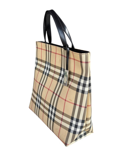 2000S BURBERRY NOVA CHECK TOTE BAG
