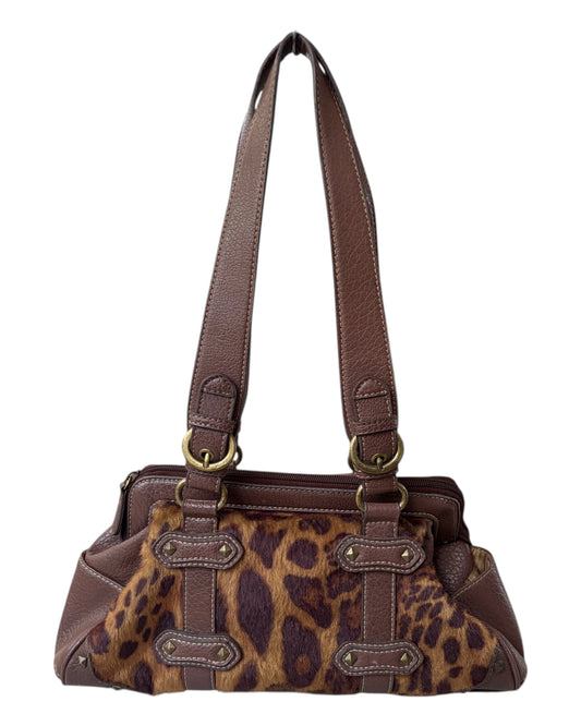 2000S NINE WEST CHEETA SHOULDERBAG