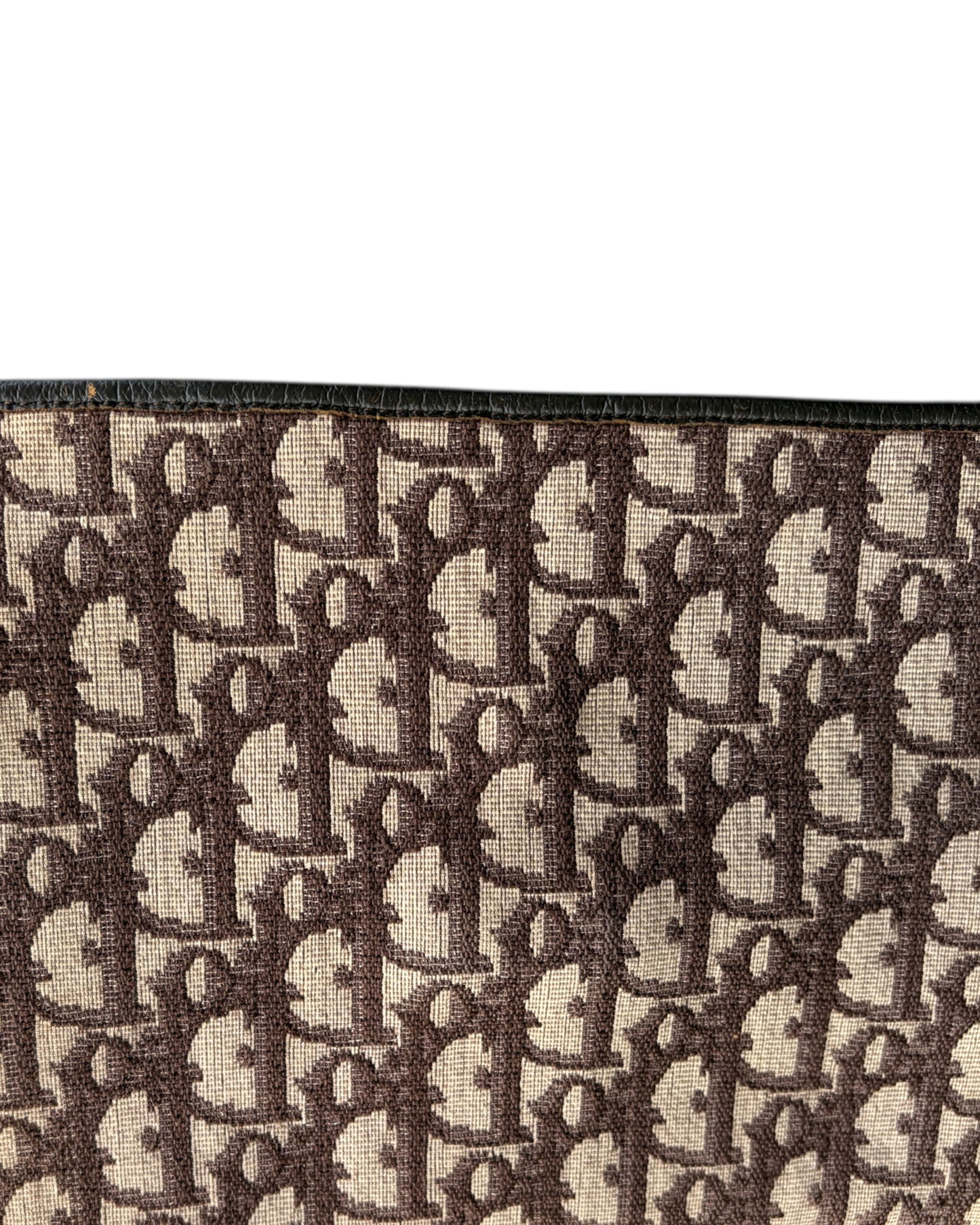 1970S CHRISTIAN DIOR MONOGRAM CANVAS SATCHEL BAG