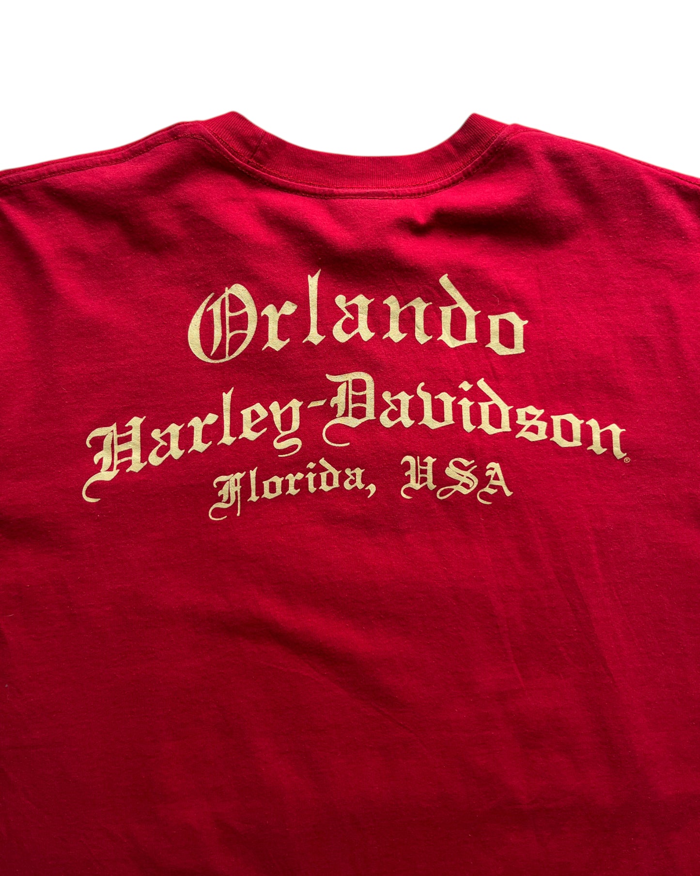 1990'S HARLEY DAVIDSON RED TSHIRT