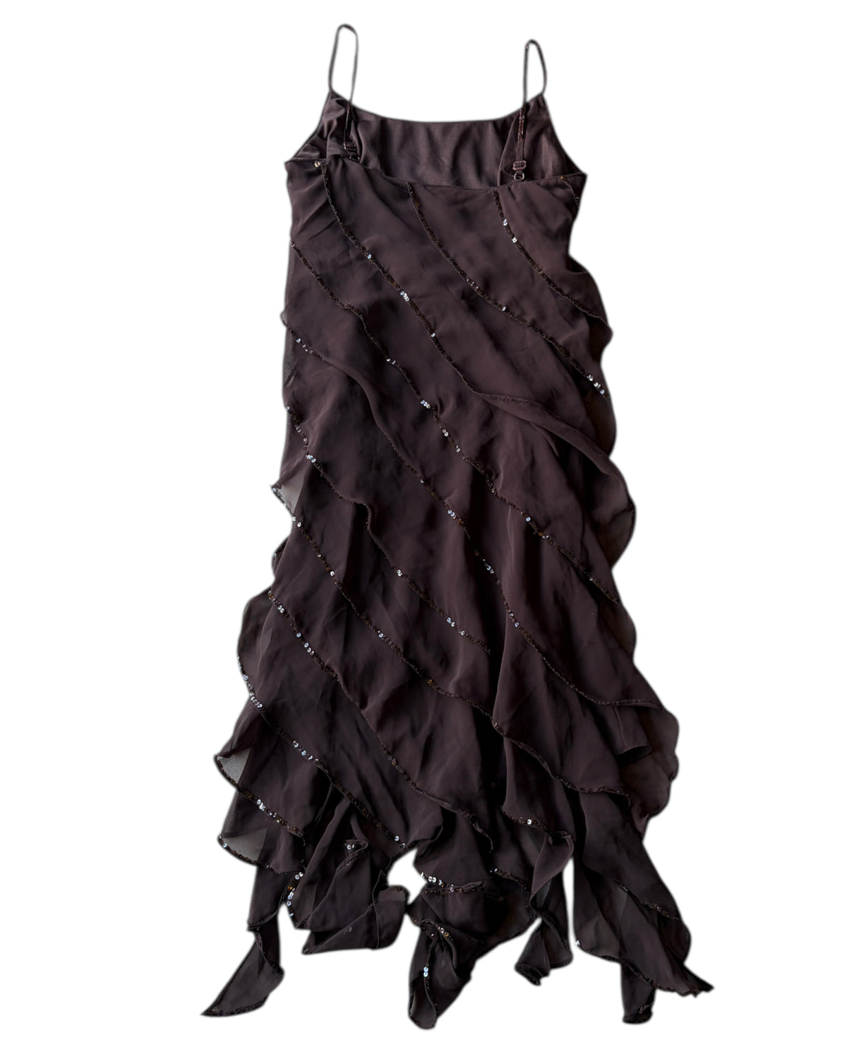 2000S EVA BLUE BROWN DRESS