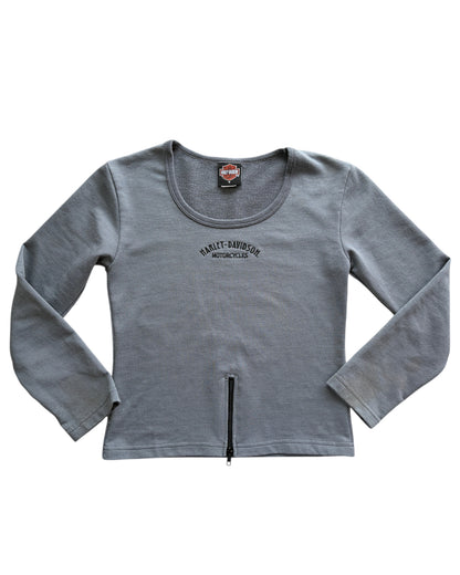 2000S HARLEY DAVIDSON CROP SWEATER