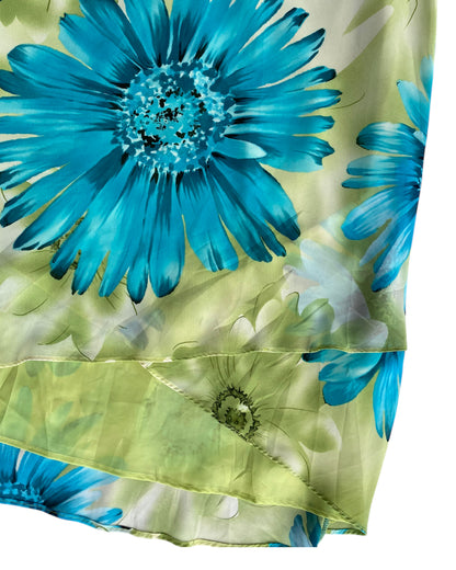 1990´S 3D FLOWERED PRINTED SKIRT