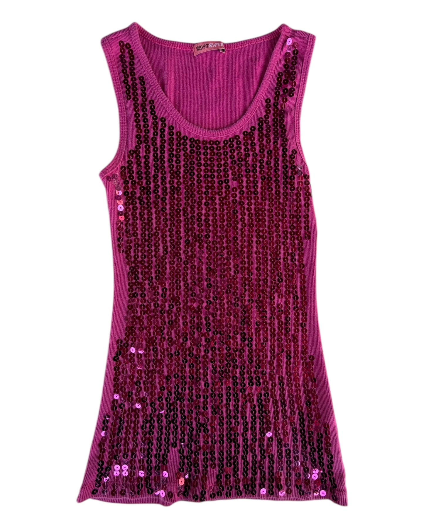 2000S MAXRAVE SEQUIN TANK TOP