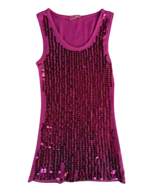2000S MAXRAVE SEQUIN TANK TOP