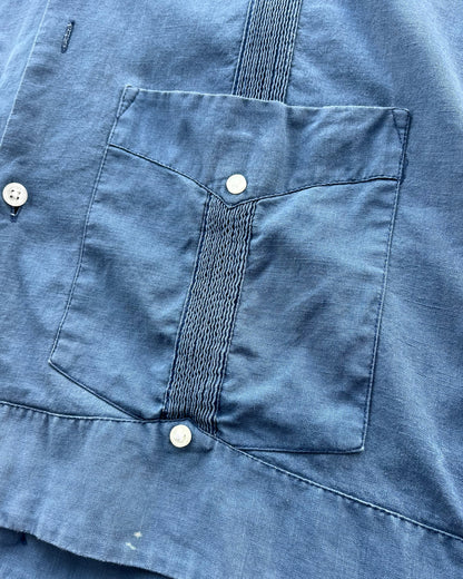 1970s GIVENCHY BLUE SHIRT