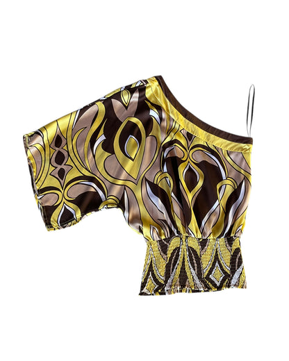 2000S BEBE PRINT BLOUSE