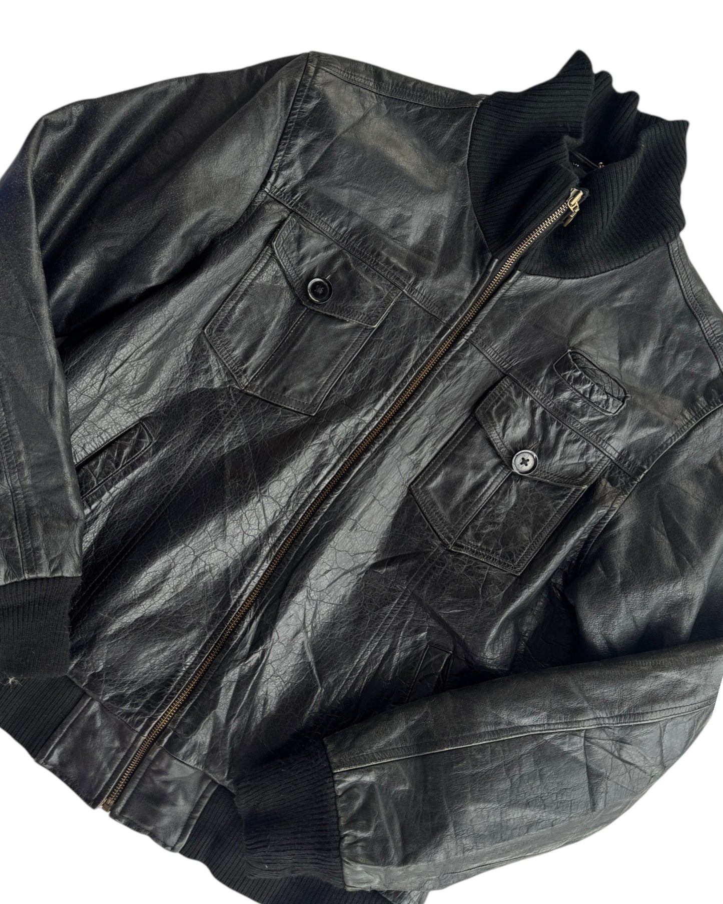 1990´S SMART LEATHER JACKET
