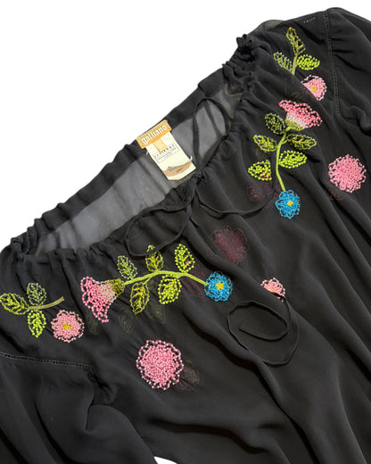 2000S GALLIANO SILK BLOUSE