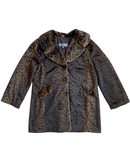 ANNE KLEIN FAUX FUR COAT