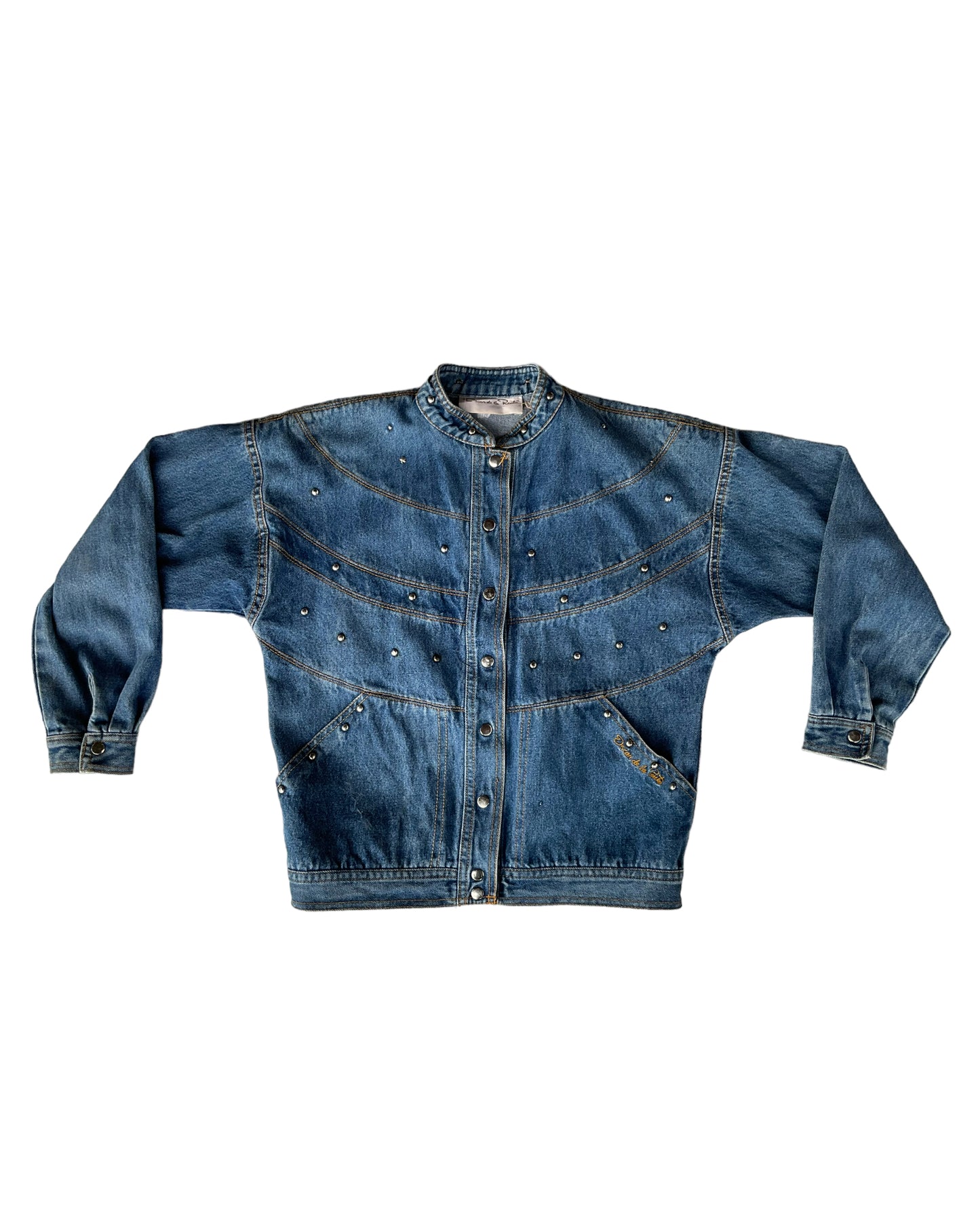 1990s OSCAR DE LA RENTA DENIM JACKET