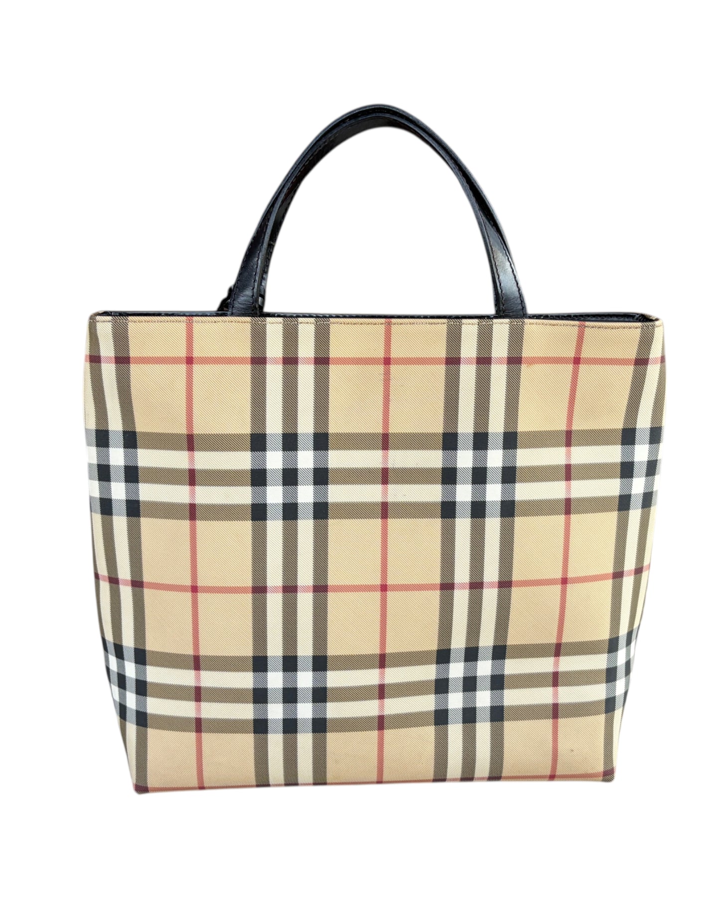 2000S BURBERRY NOVA CHECK TOTE BAG