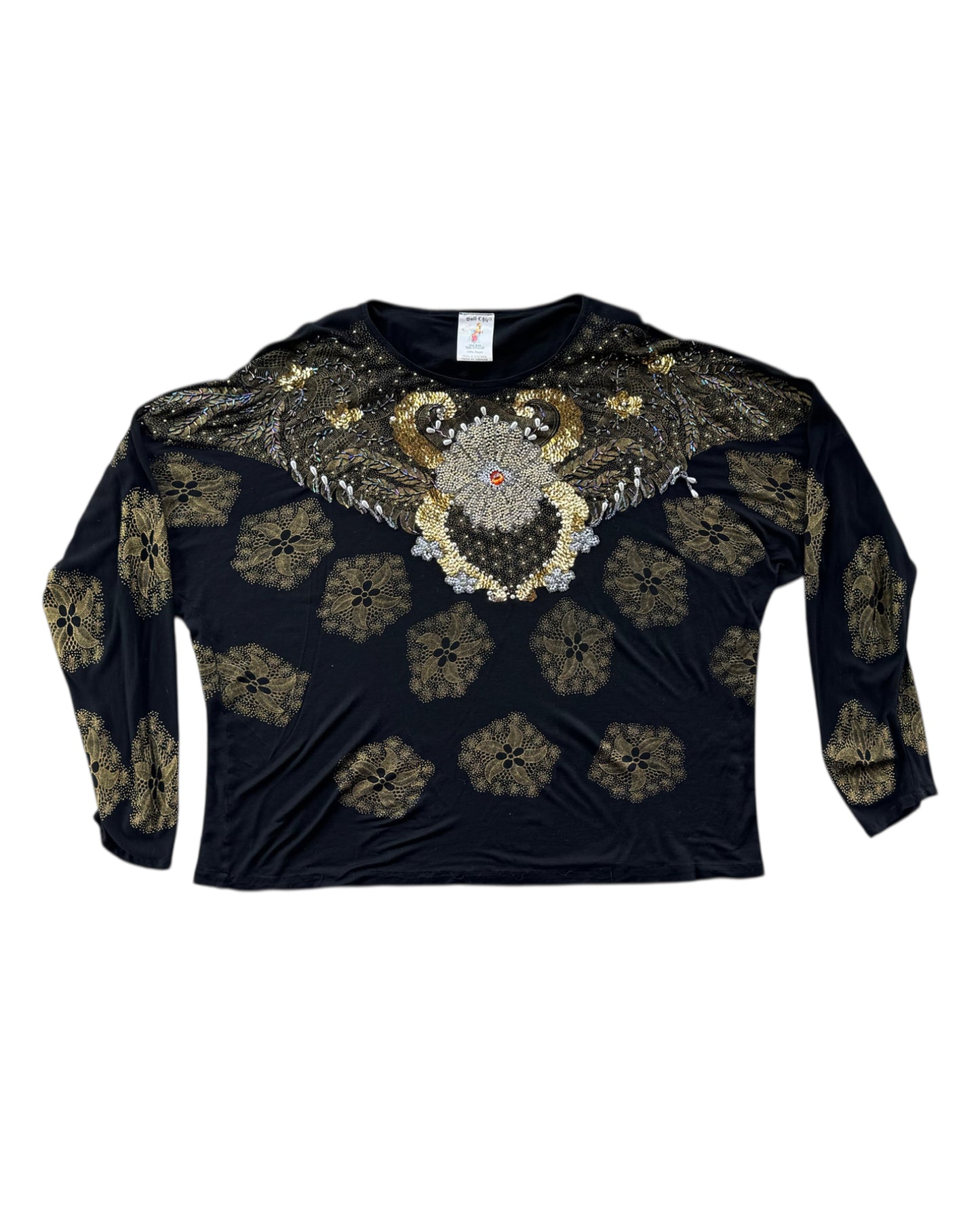 1980'S BALI CHIC BLOUSE