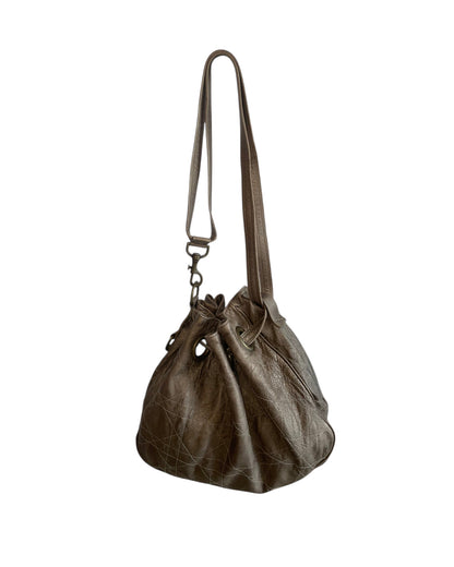 2000S DIOR CANNAGE DRAWSTRING BAG