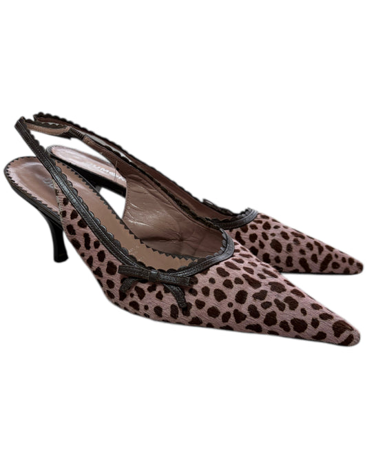 2000S DUMOND ANIMAL PRINT HEELS