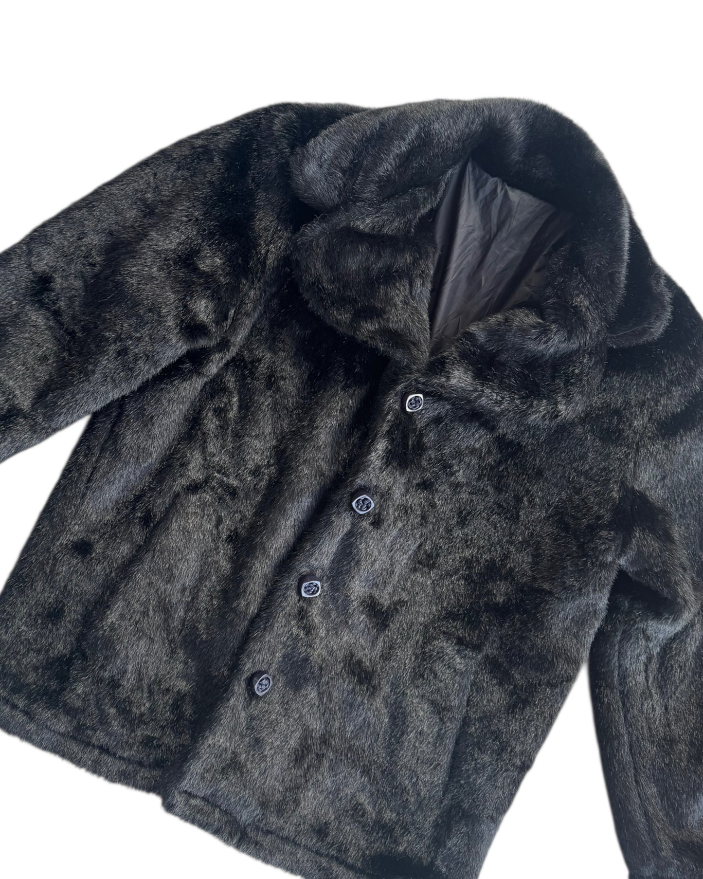 2000'S BLACK FUR COAT