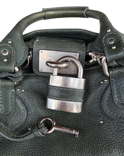2000S CHLOÉ PADDINGTON LEATHER HANDBAG