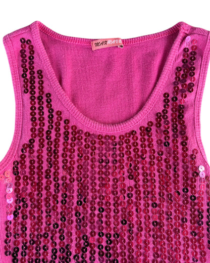 2000S MAXRAVE SEQUIN TANK TOP