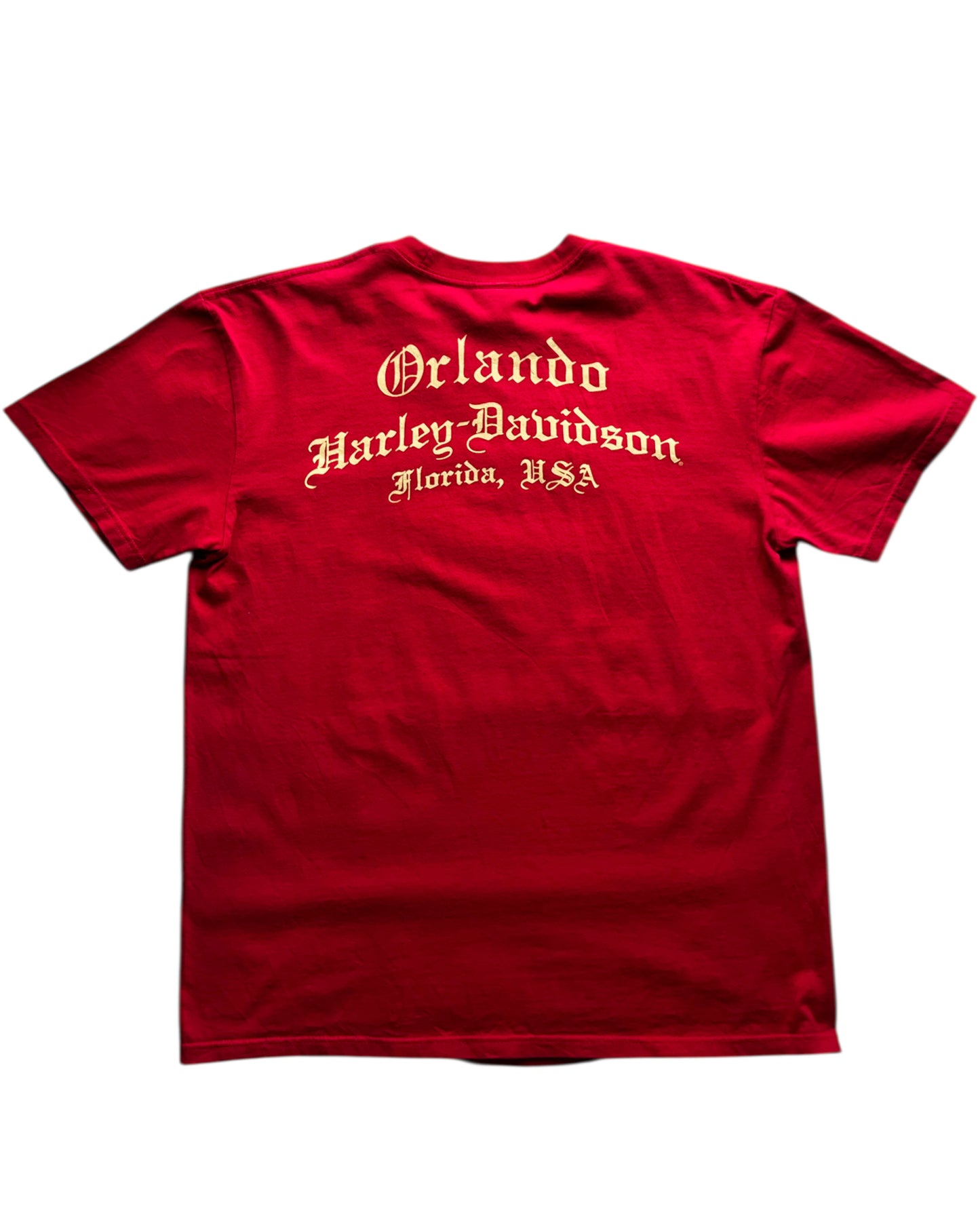 1990'S HARLEY DAVIDSON RED TSHIRT