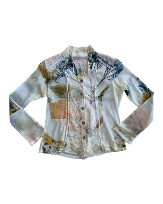 1990’S LEAF BLOUSE