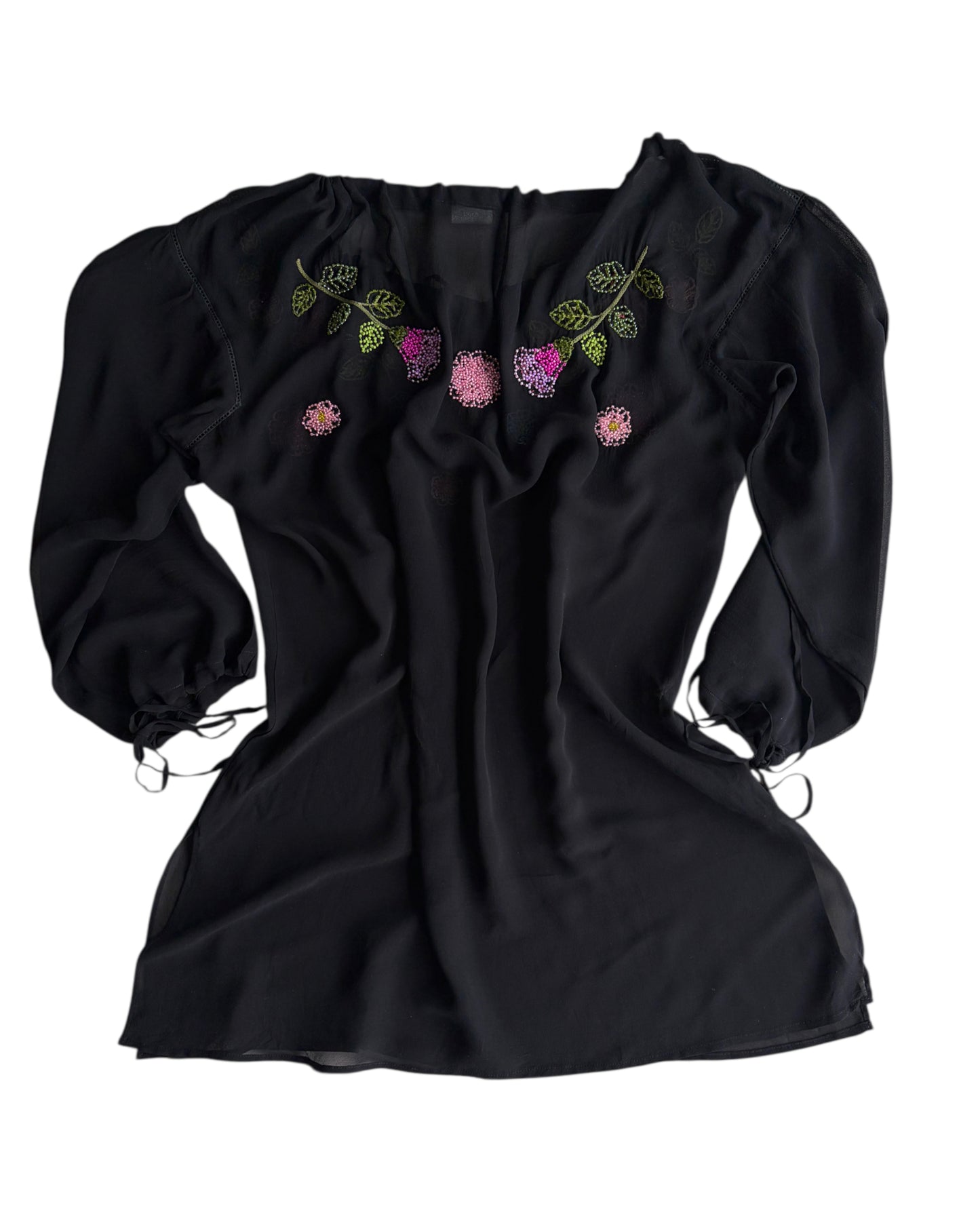 2000S GALLIANO SILK BLOUSE