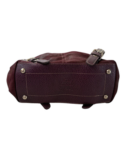 2000S KATHY VAN ZEELAND STUD SHOULDER BAG