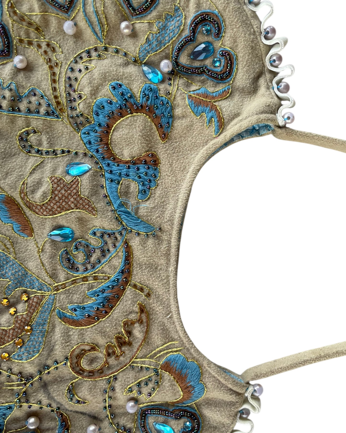 2000S FASHION SAPA EMBROIDERED HOBO BAG